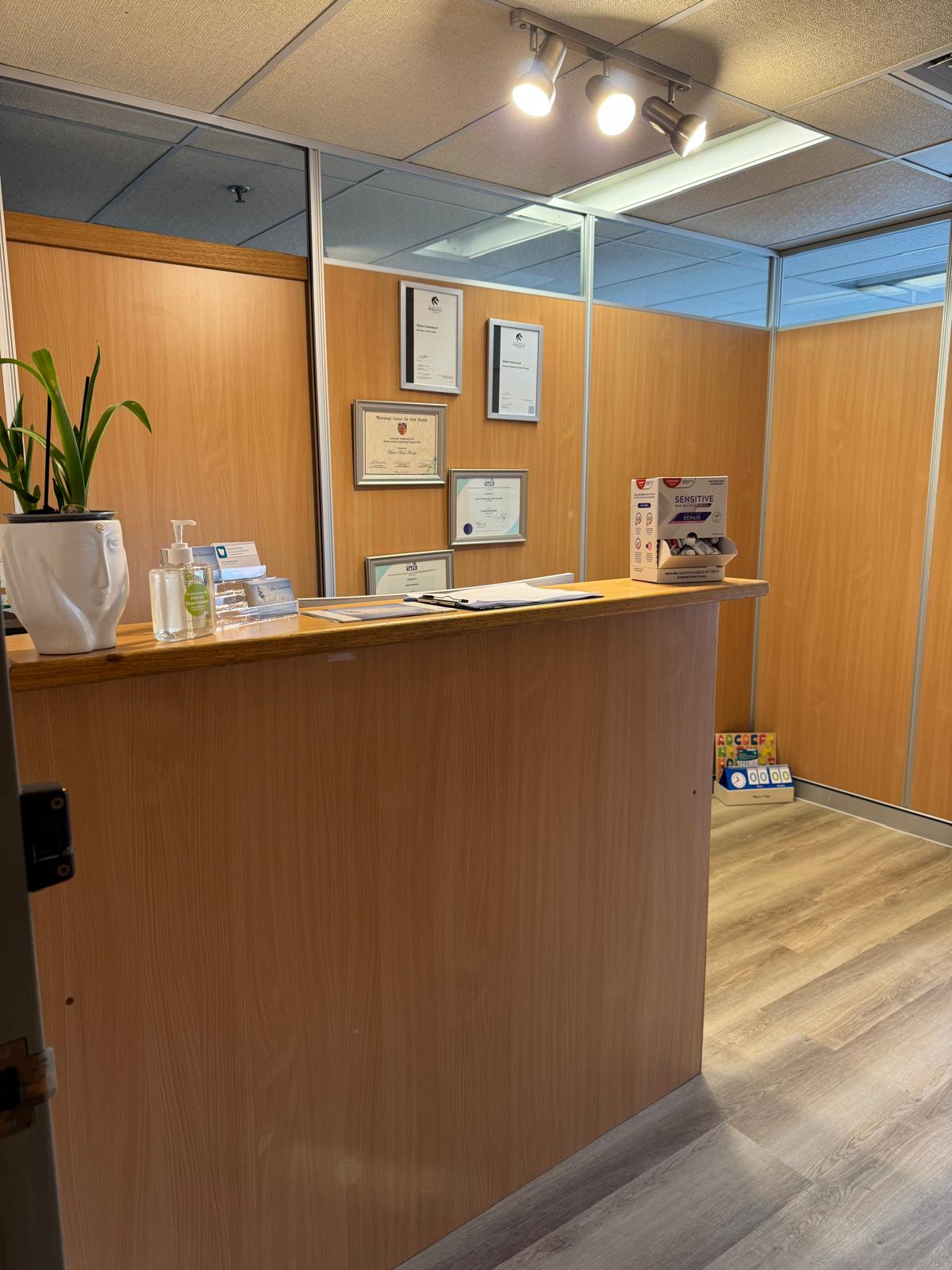 Reception area at Tooth Fairy on Balmain
